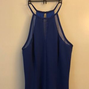 Royal blue formal mermaid style dress